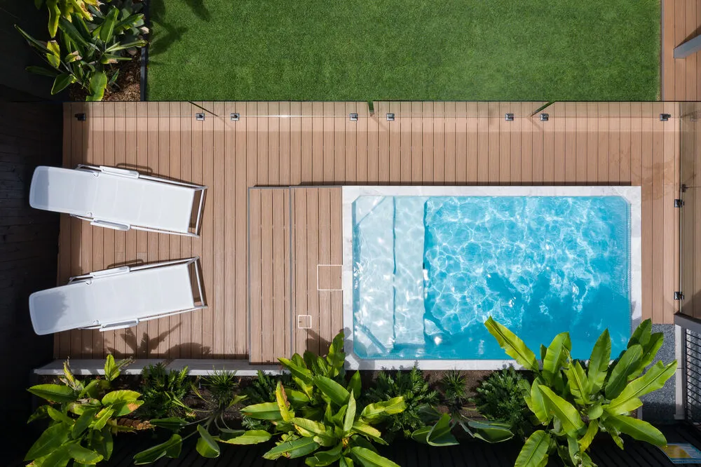 Plungie Studio plunge pool, Kona Coast finish