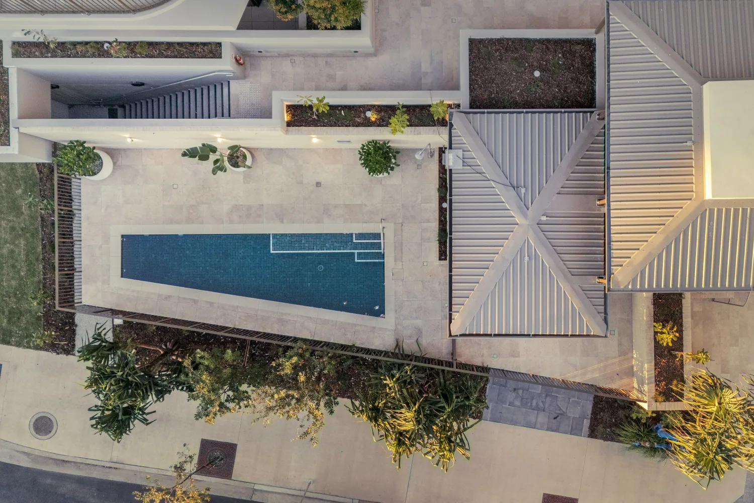 Architectural lap pool, Woody Point