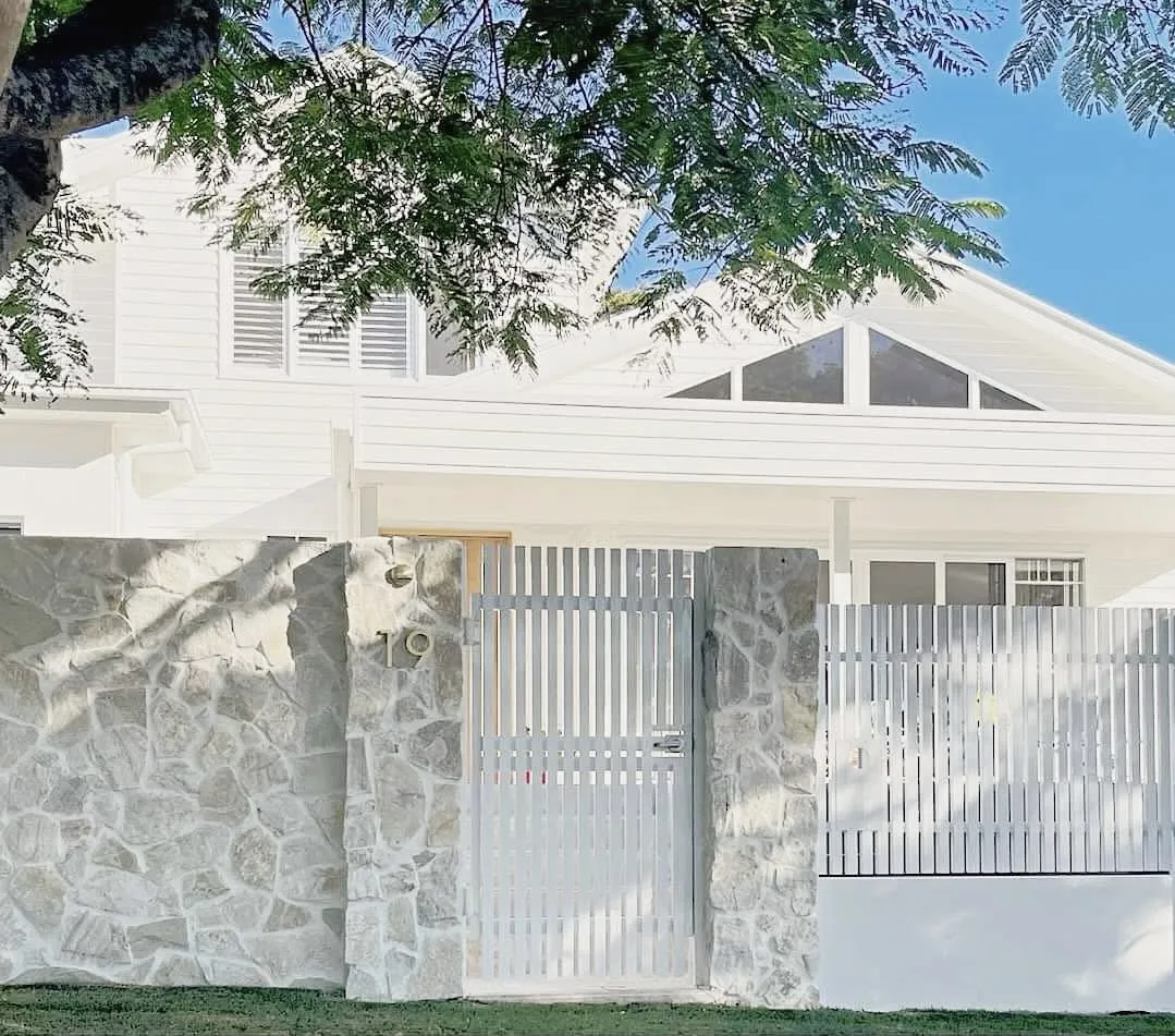 Stone and timber frontage